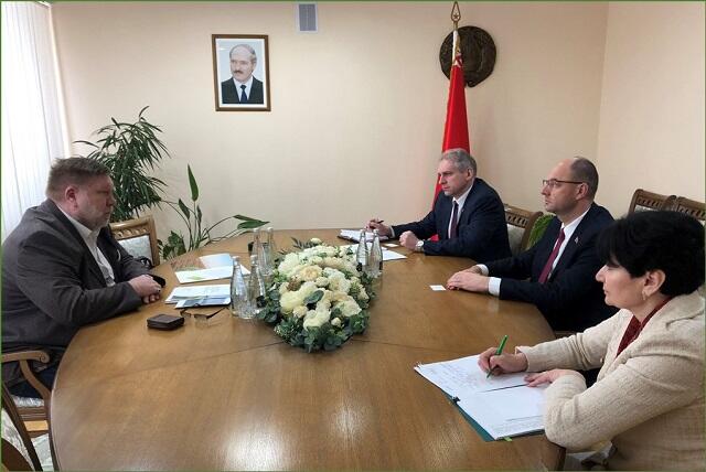 Встреча главы Минприроды Беларуси и директора ЕАБР по РБ